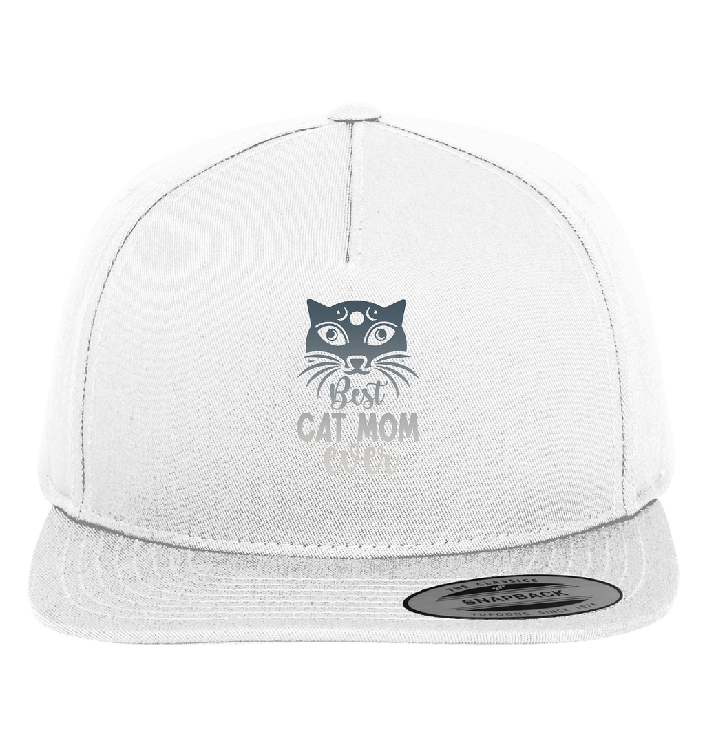 Best Cat Mum ever personalisierbar - Premium Snapback