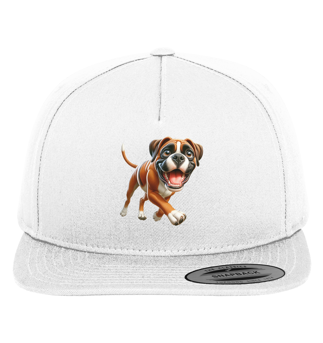 Boxer Cartoon Hund personalisierbar - Premium Snapback