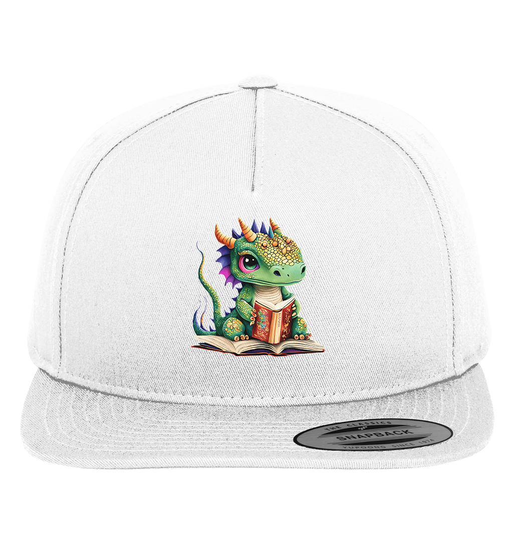 Kleiner lesender Drache -personalisierbar - Premium Snapback