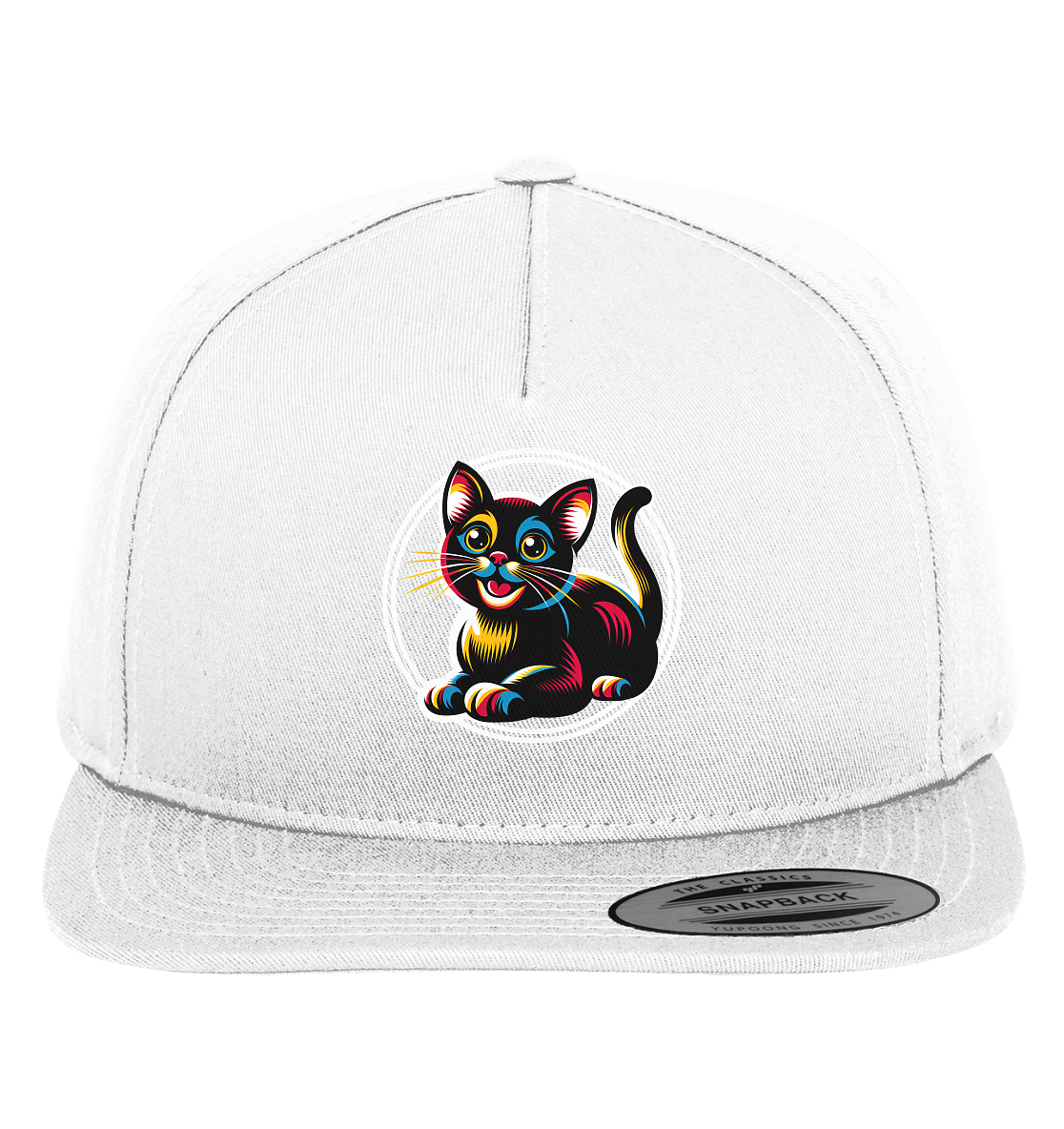 Kätzchen Pop Art - personalisierbar - Premium Snapback