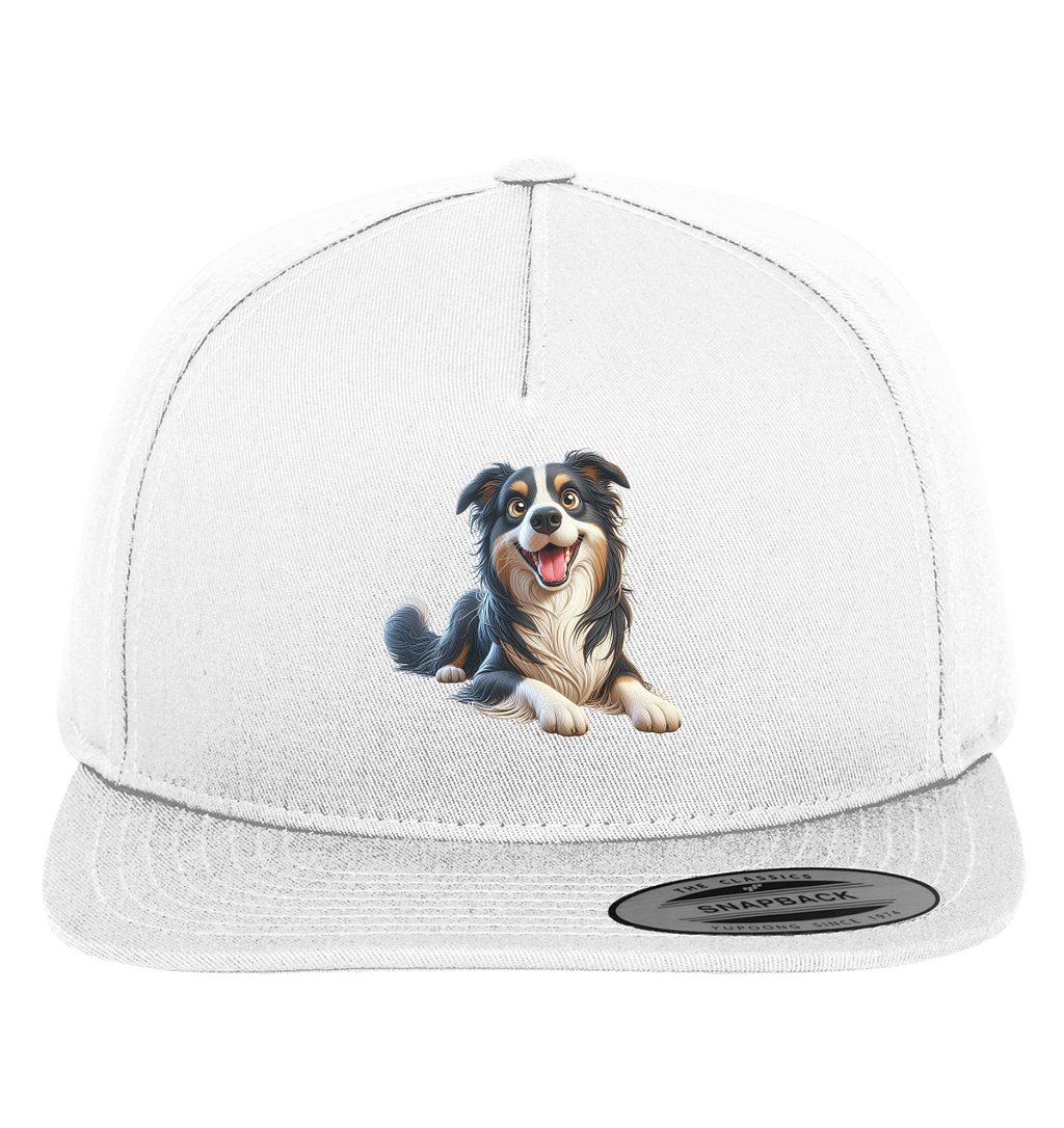 Border Collie Cartoon - personalisierbar - Premium Snapback