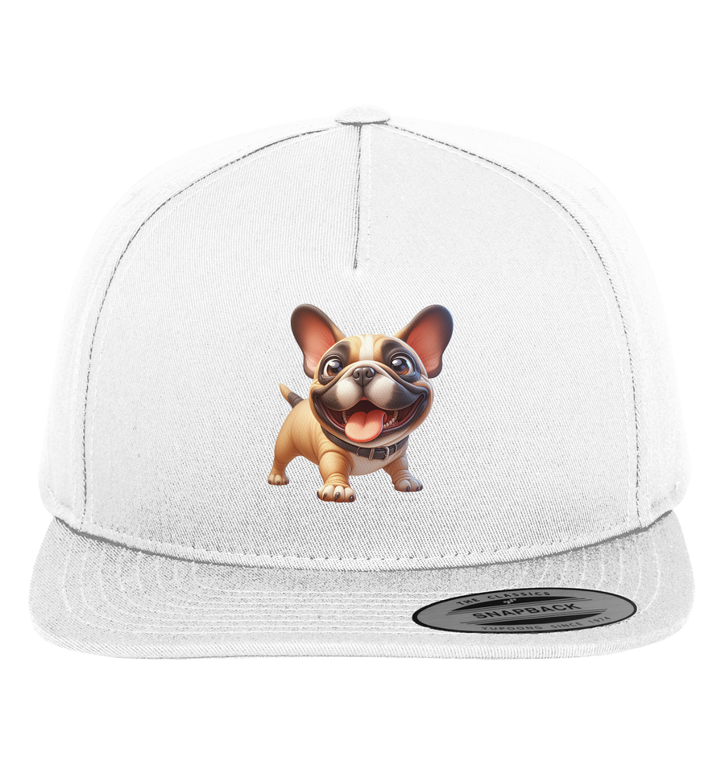 Französische Bulldogge Cartoon personalisierbar - Premium Snapback