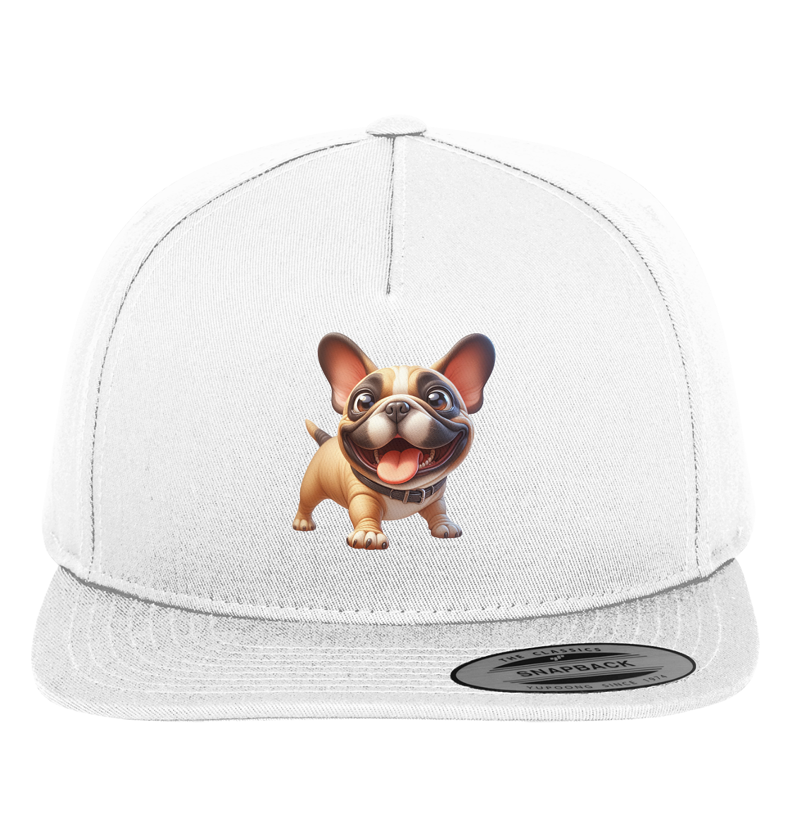 Französische Bulldogge Cartoon personalisierbar - Premium Snapback