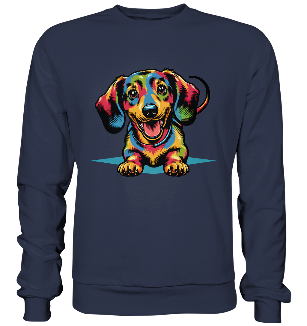 Happy Dackel Pop Art - Premium Sweatshirt
