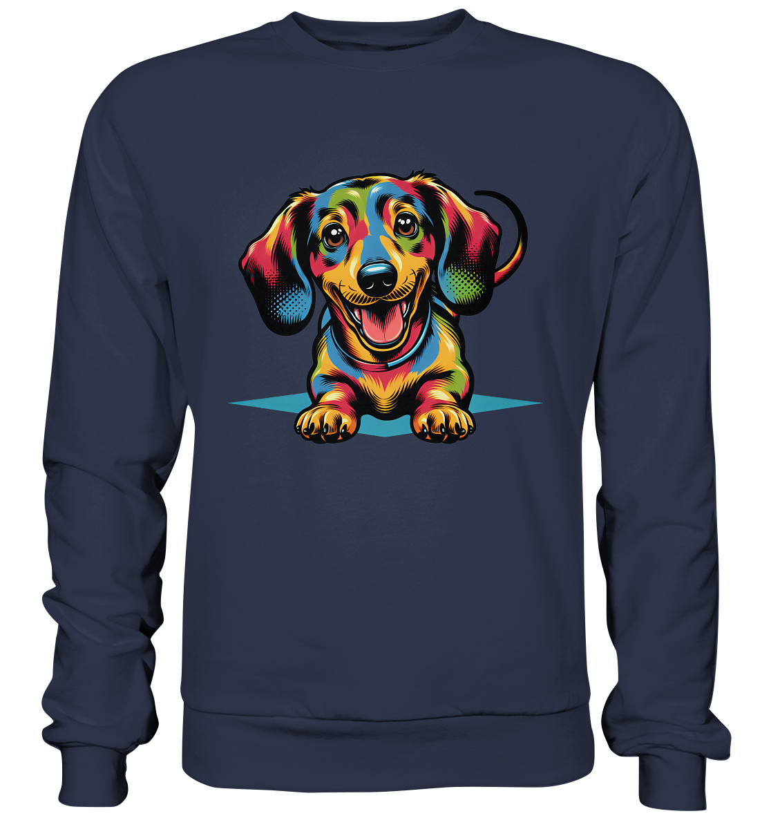 Happy Dackel Pop Art - Premium Sweatshirt