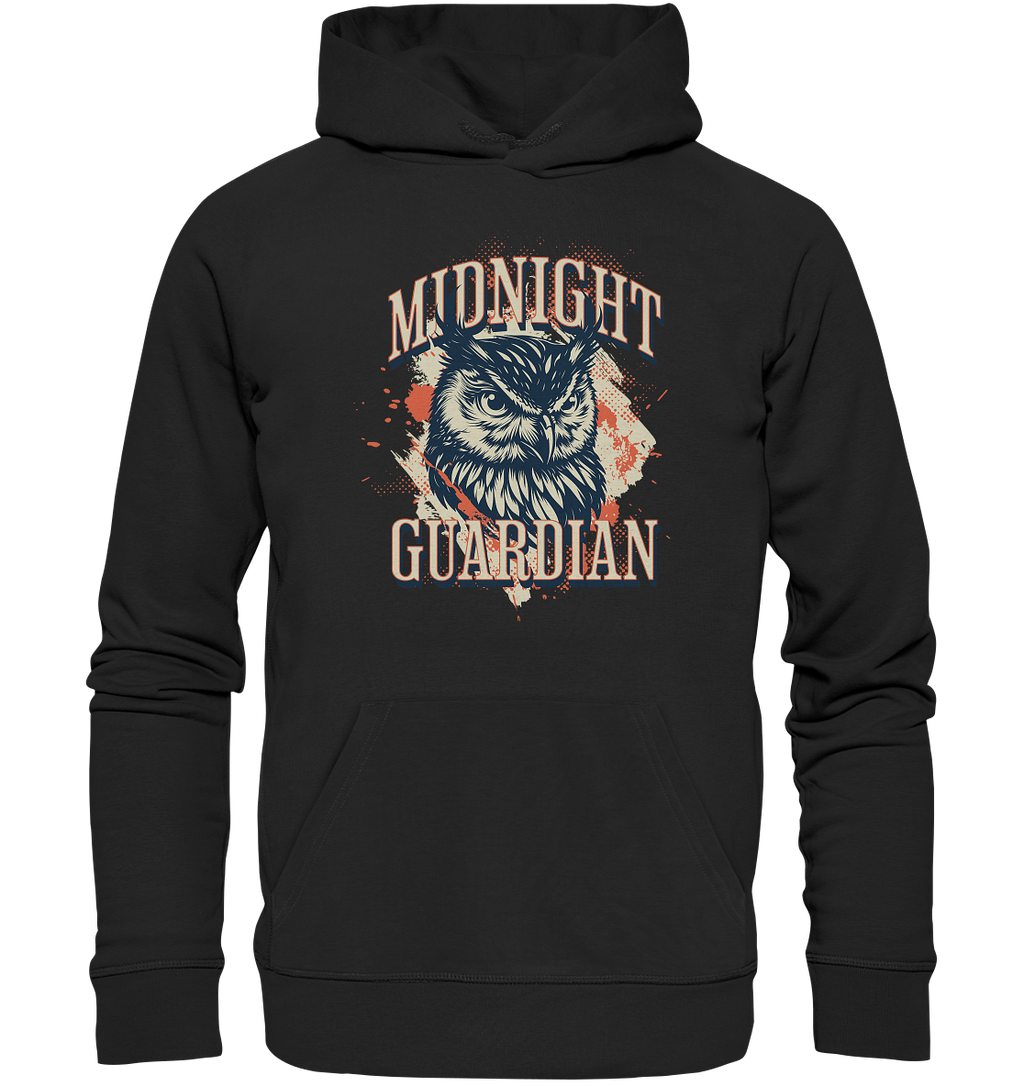 Eule Vintage Art - Midnight Guardian - Premium Unisex Hoodie