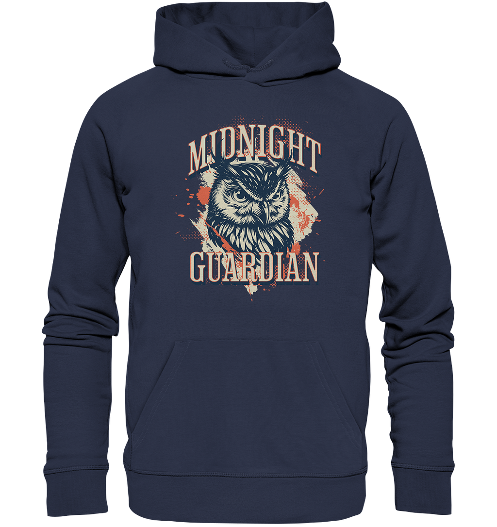 Eule Vintage Art - Midnight Guardian - Premium Unisex Hoodie