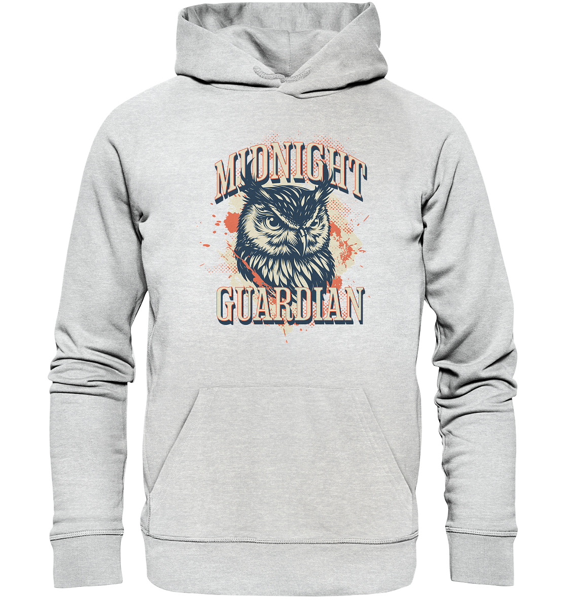 Eule Vintage Art - Midnight Guardian - Premium Unisex Hoodie