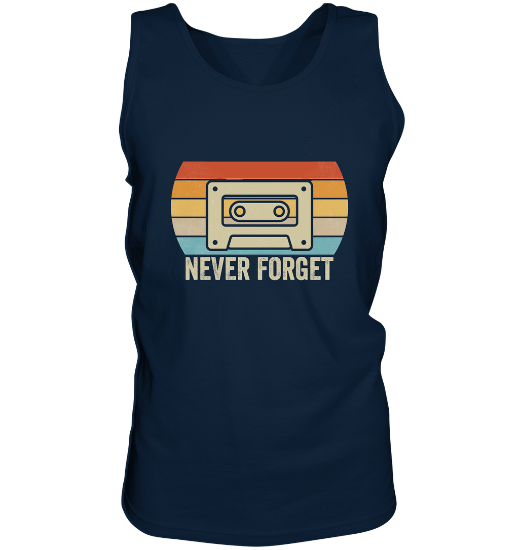 Never Forget Kassette 80's - Tank-Top