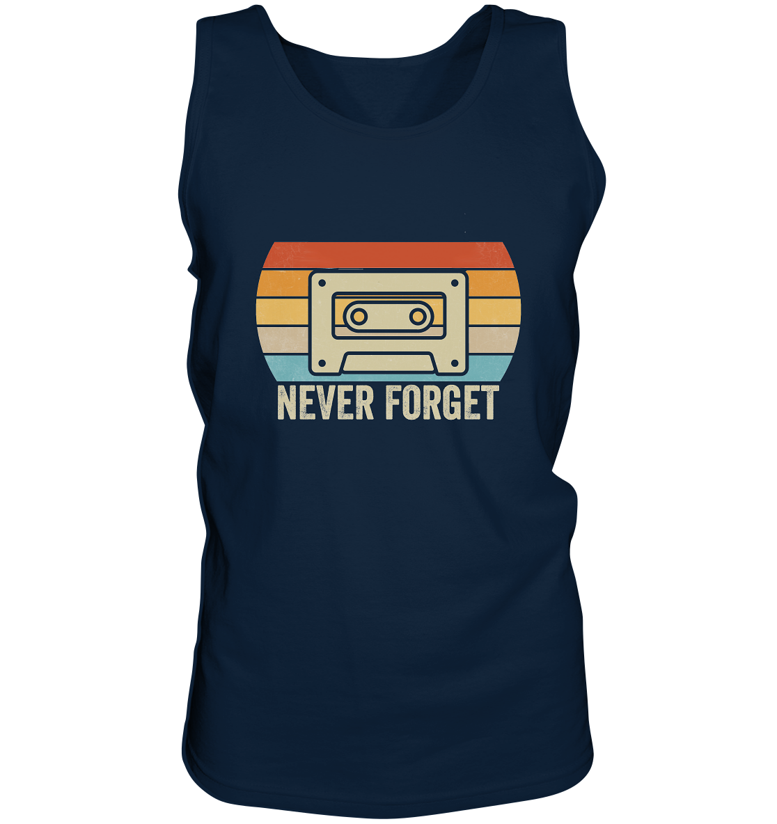 Never Forget Kassette 80's - Tank-Top