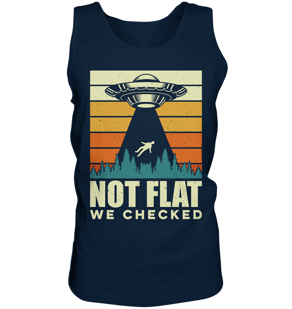 Erde - Not Flat we checked  - Tank-Top
