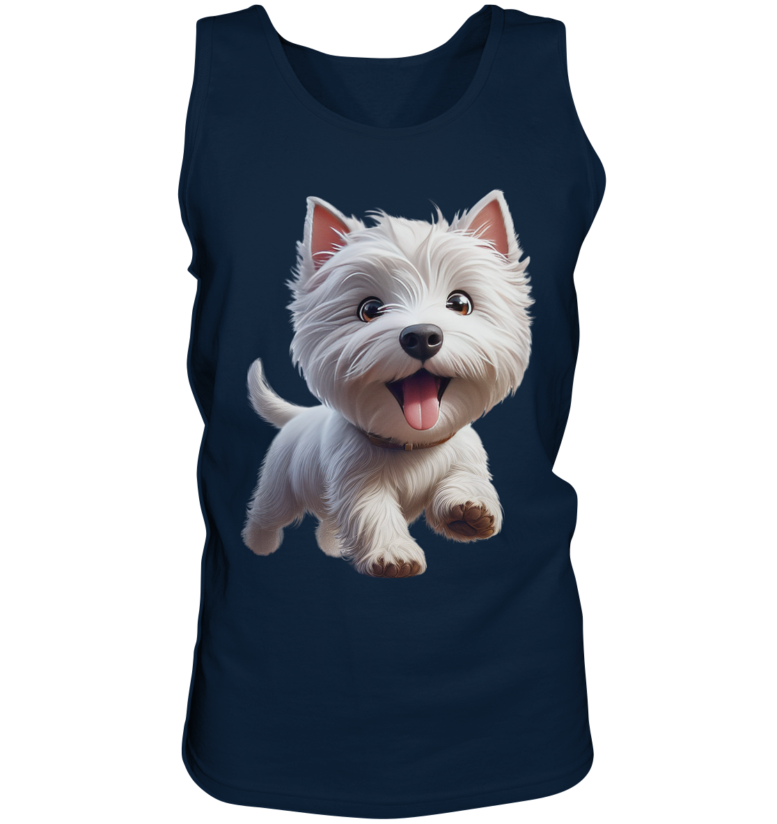 West Highland Terrier Catoon - personalisierbar - Tank-Top