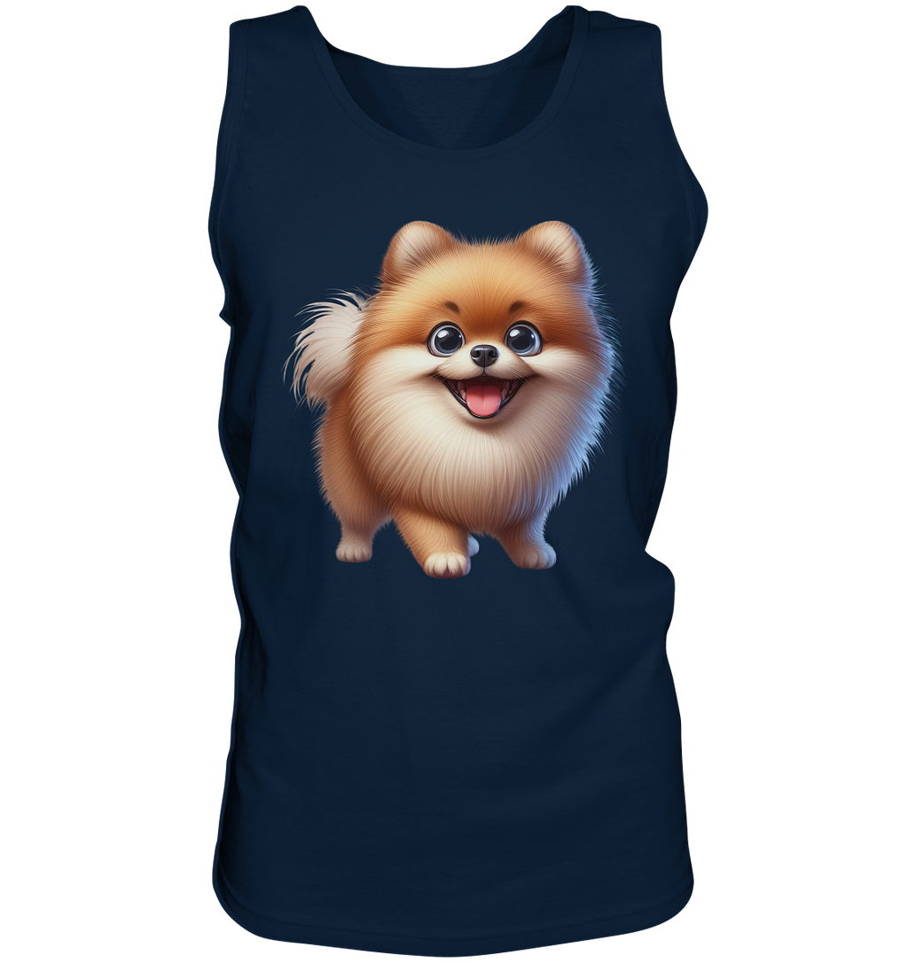 Pomeranien Cartoon - personalisierbar - Tank-Top
