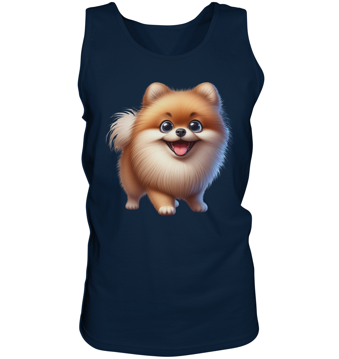 Pomeranien Cartoon - personalisierbar - Tank-Top