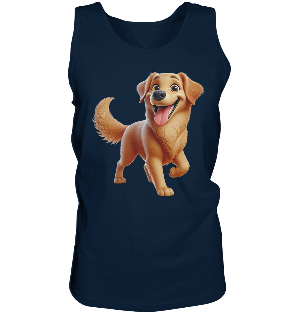 Golden Retriever Comic - personalisierbar - Tank-Top