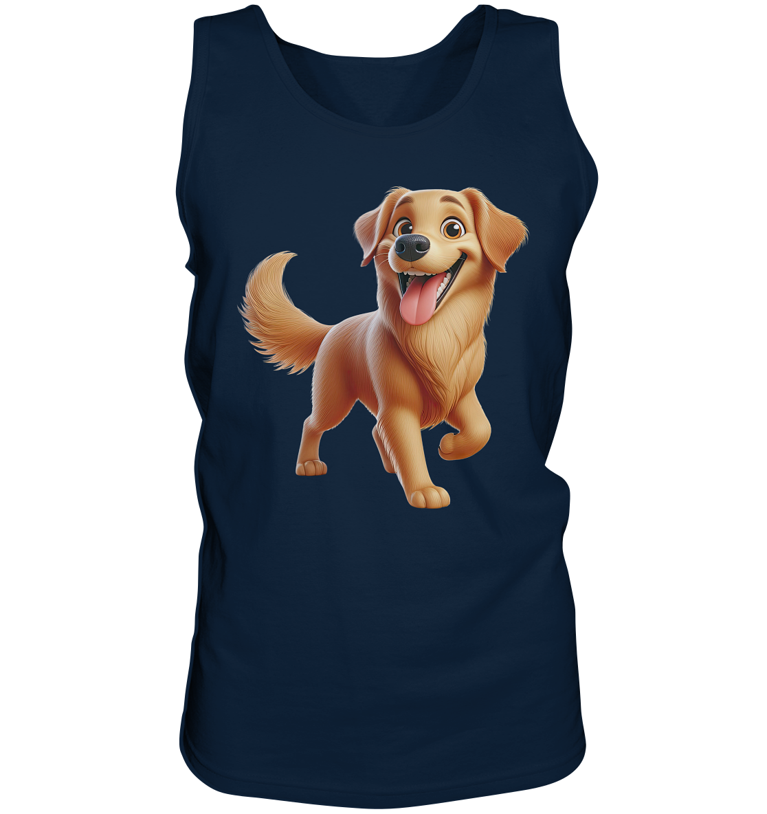 Golden Retriever Comic - personalisierbar - Tank-Top
