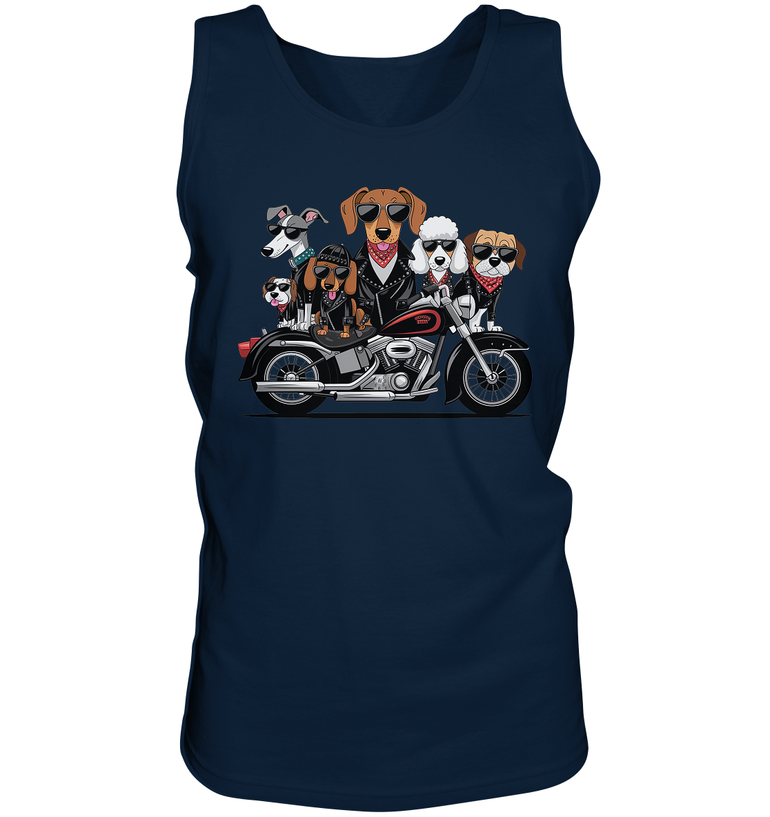 Hunde Biker Gang Fun - Tank-Top