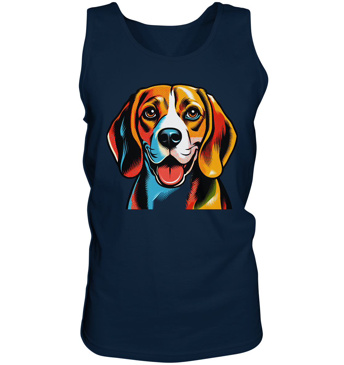 Beagle Pop Art - Personalisierbar - Tank-Top
