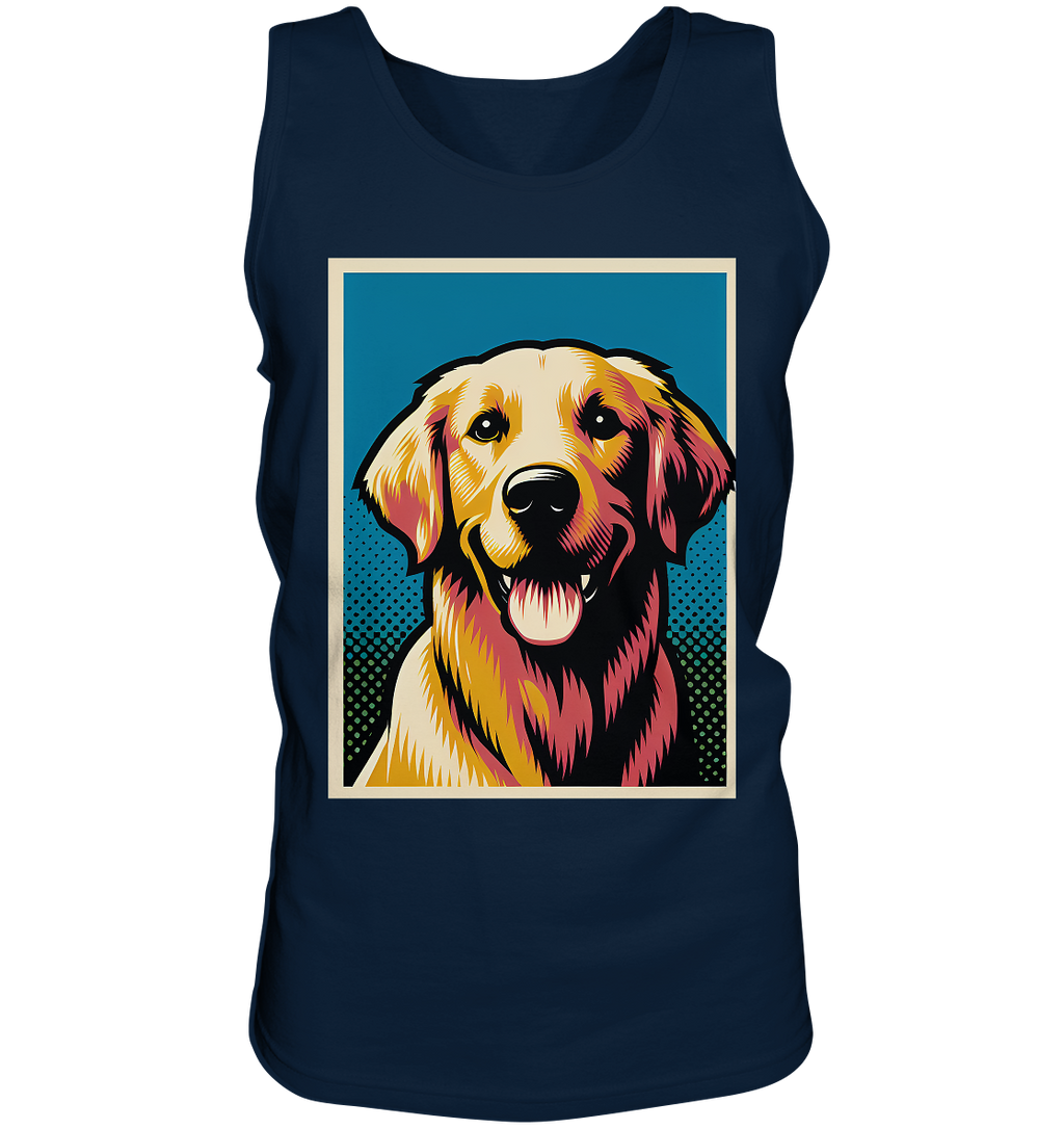 Golden Retriever Pop Art - personalisierbar - Tank-Top