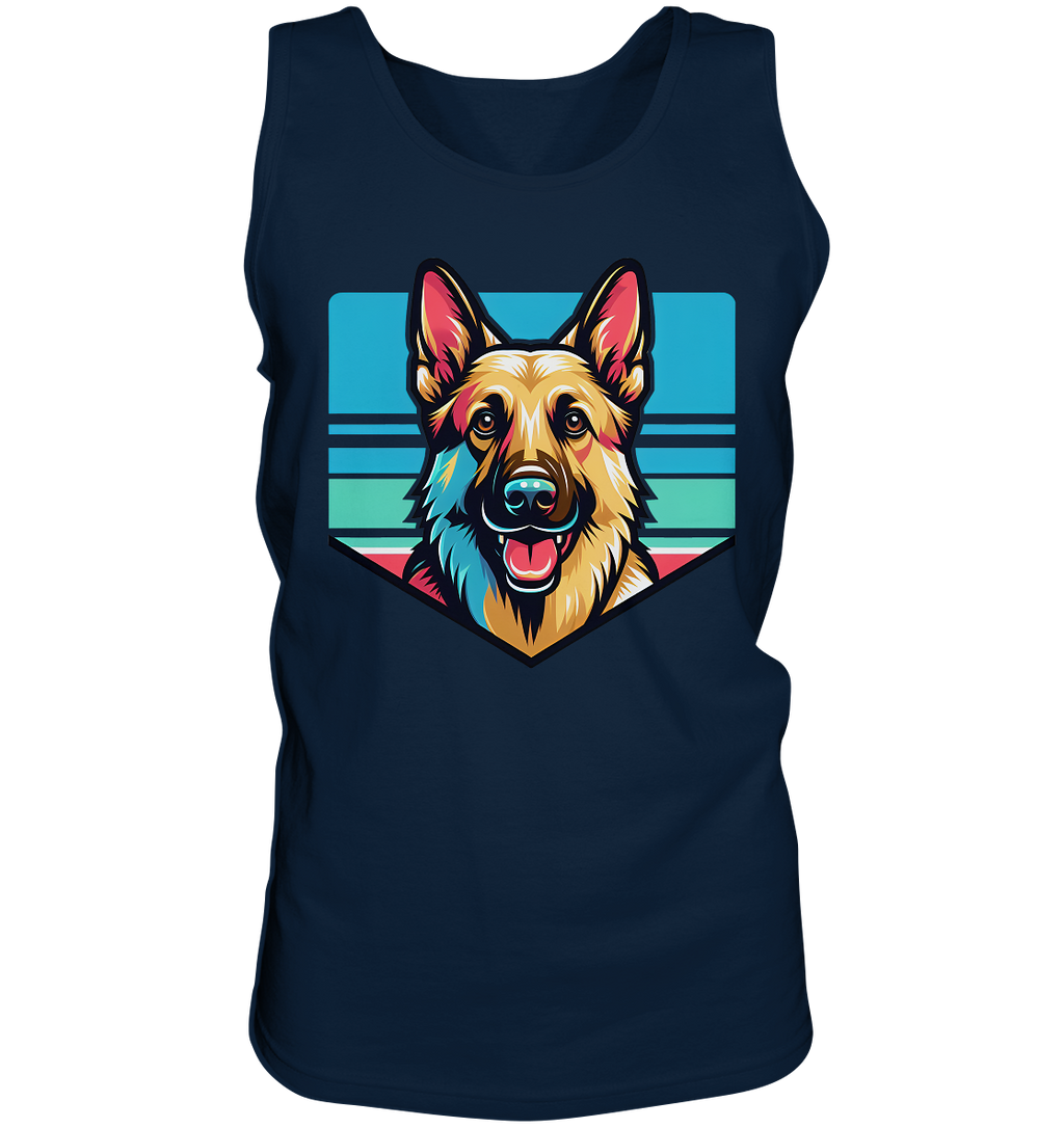 Schäferhund Pop Art - personalisierbar - Tank-Top