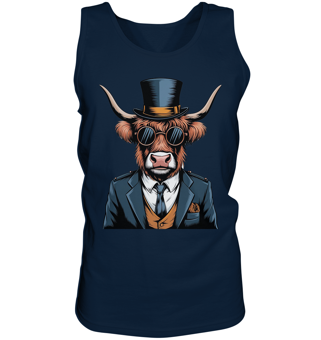Highland Cow Steampunk - Tank-Top