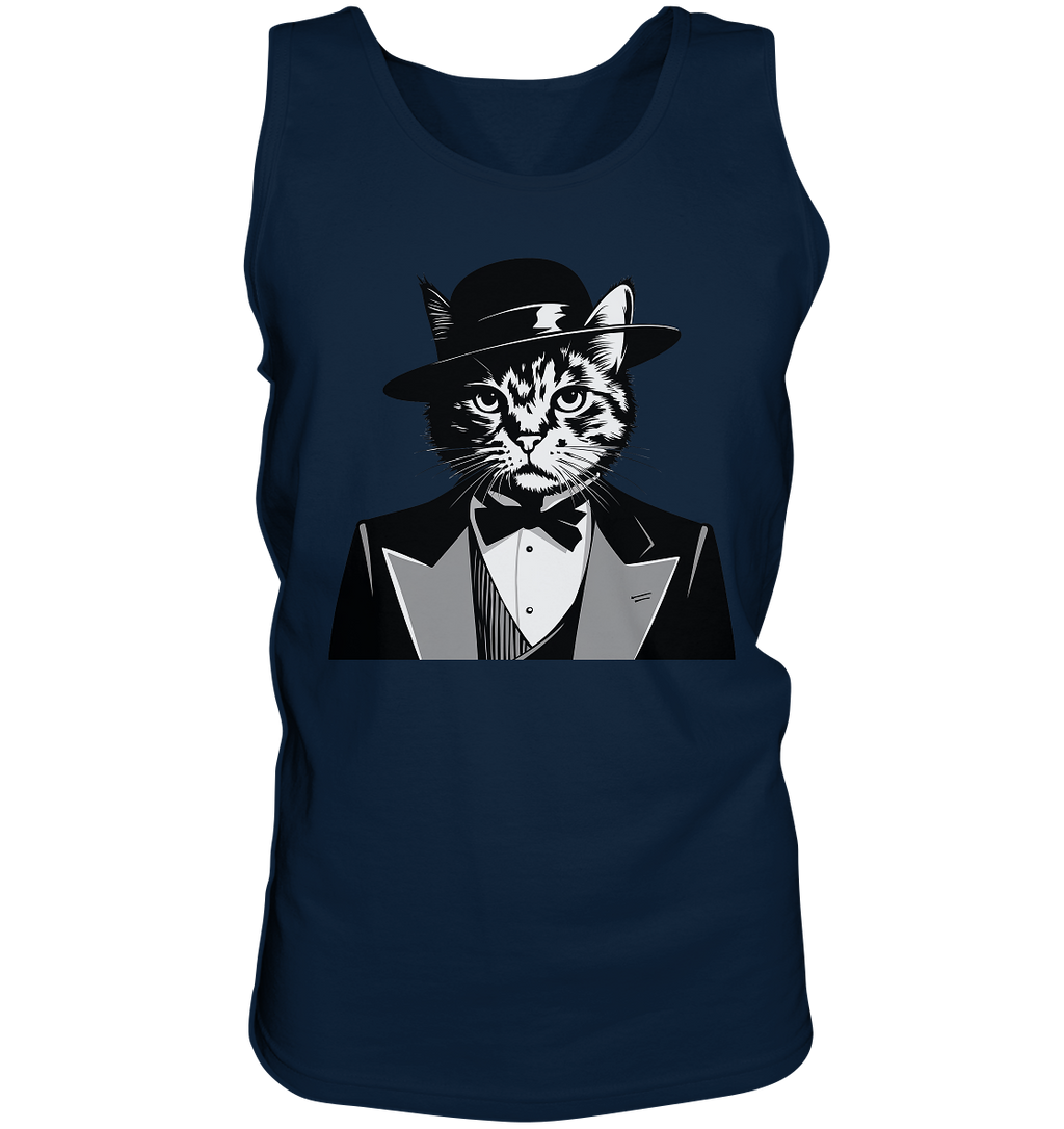 Godfather Katze Mafia - personalisierbar  - Tank-Top