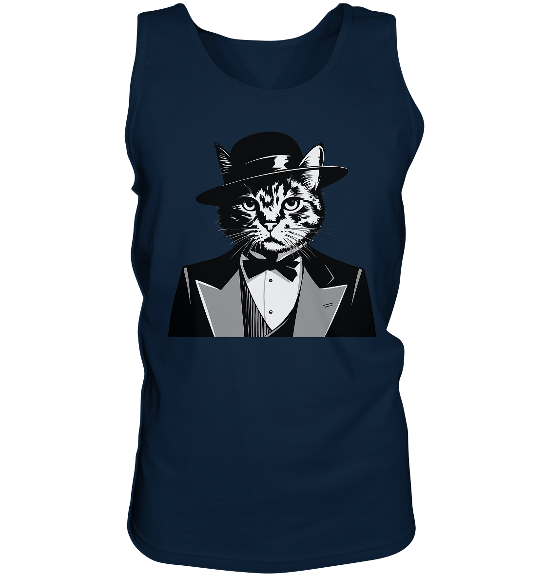 Godfather Katze Mafia - personalisierbar  - Tank-Top