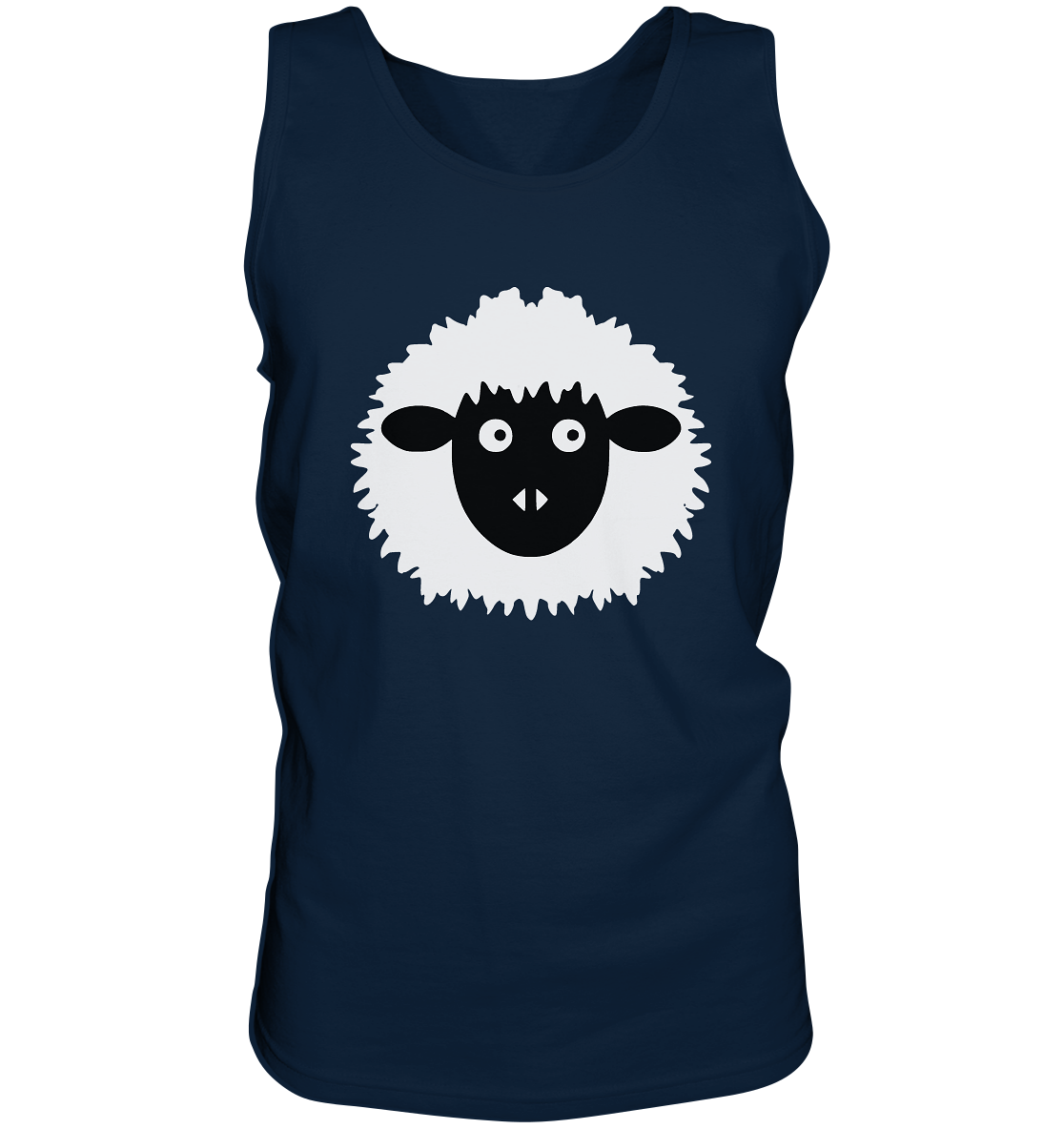 Schaf comic -personalisierbar - Tank-Top
