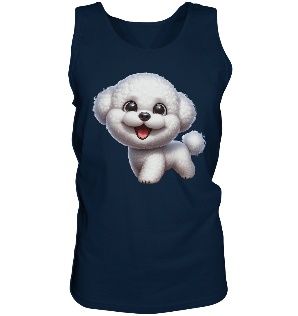 Bichon Frisé Cartoon personalisierbar - Tank-Top
