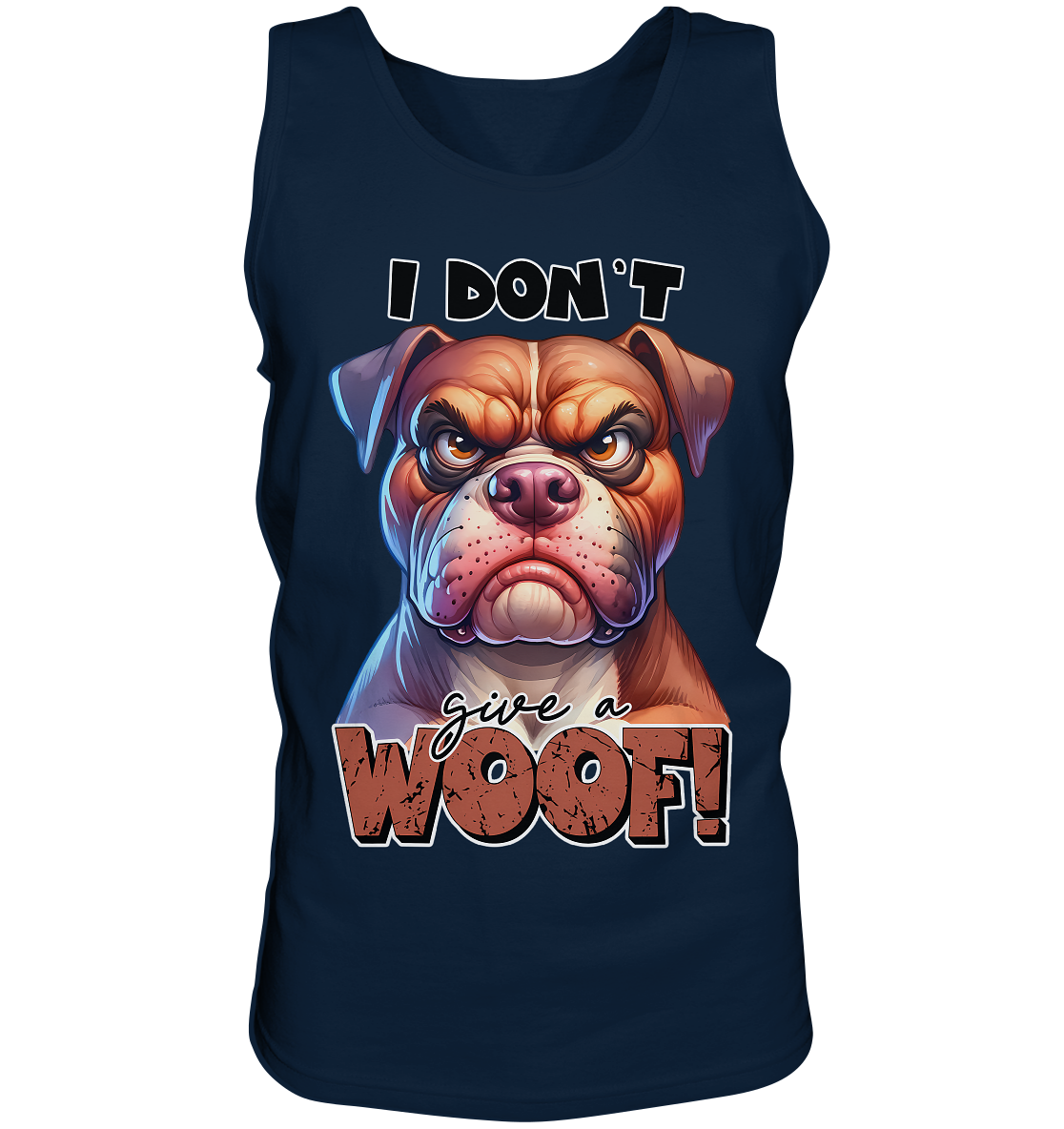 I don't give a woof - Fun Hunde Cartoon - Tank-Top