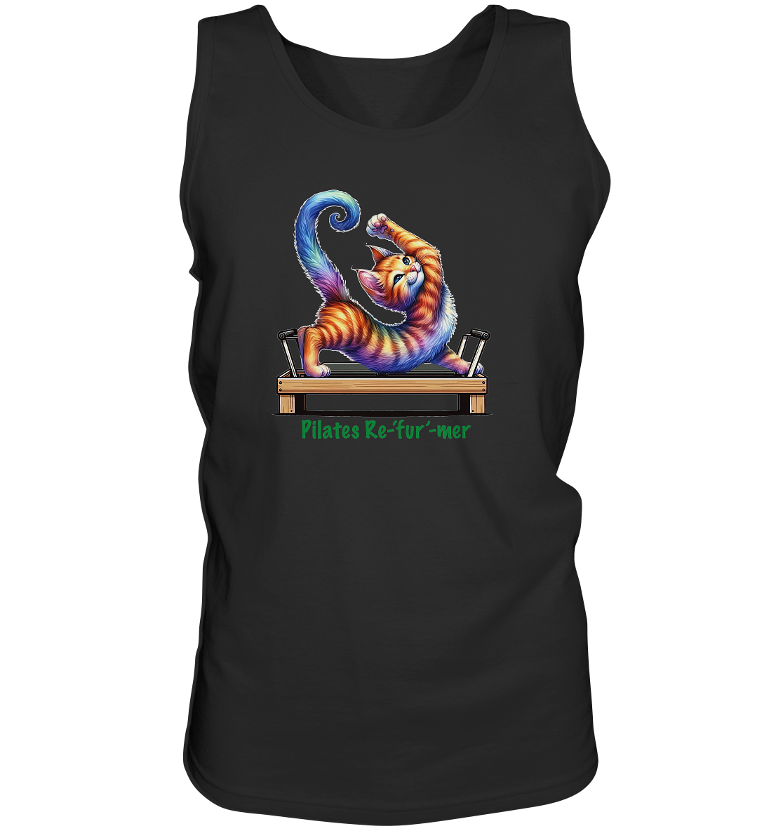 Pilates Reformer Re-fur-mer Katze lustig - Tank-Top