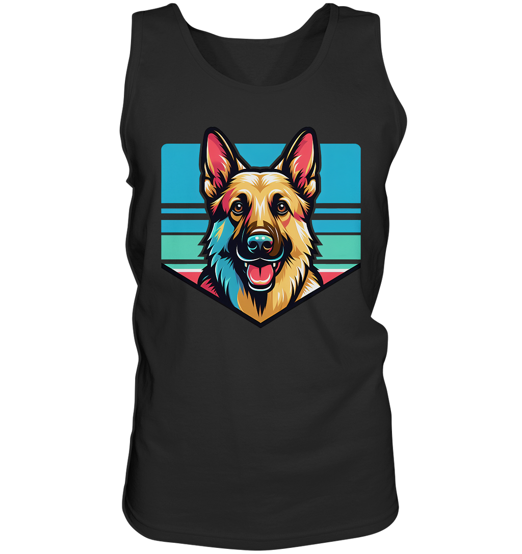 Schäferhund Pop Art - personalisierbar - Tank-Top