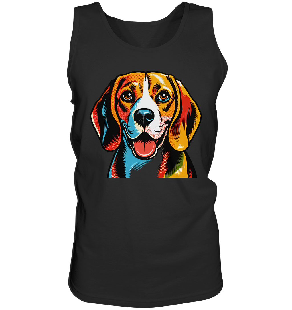 Beagle Pop Art - Personalisierbar - Tank-Top