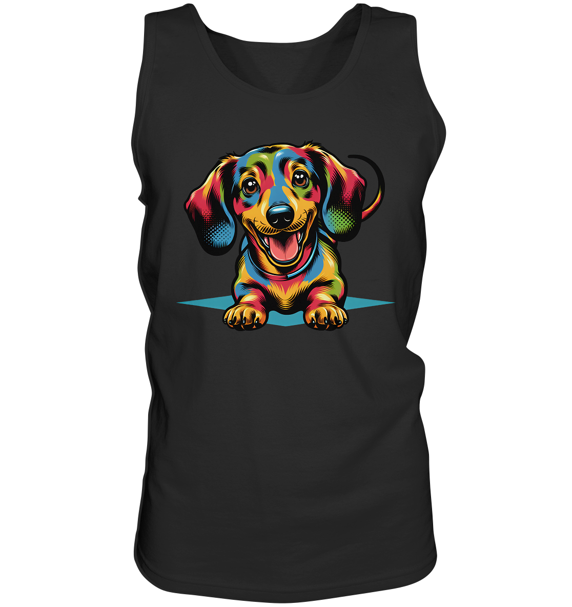 Happy Dackel Pop Art - Tank-Top