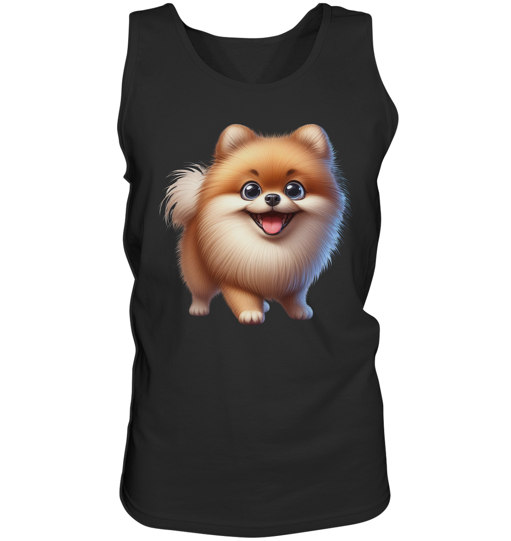 Pomeranien Cartoon - personalisierbar - Tank-Top