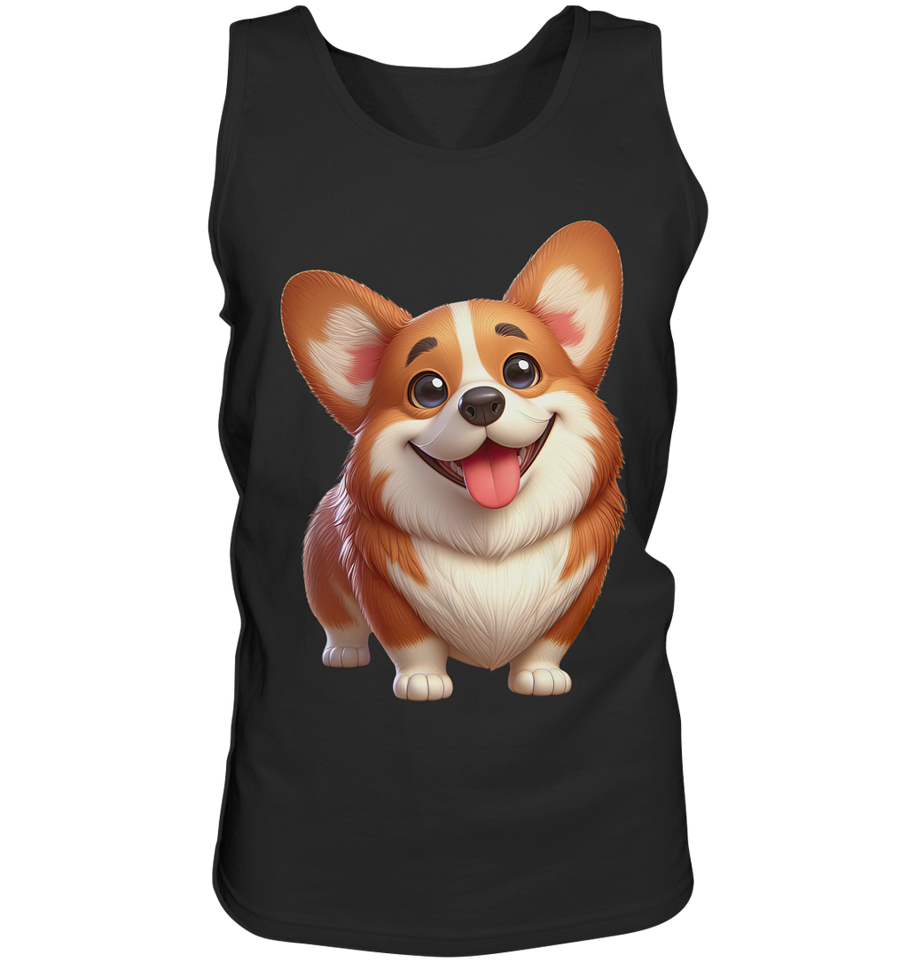 Corgi Cartoon Hund - persoinalisierbar - Tank-Top