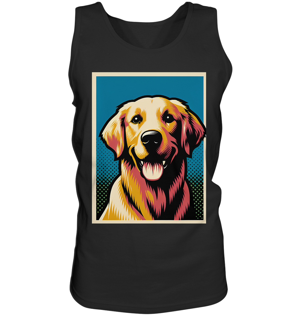 Golden Retriever Pop Art - personalisierbar - Tank-Top
