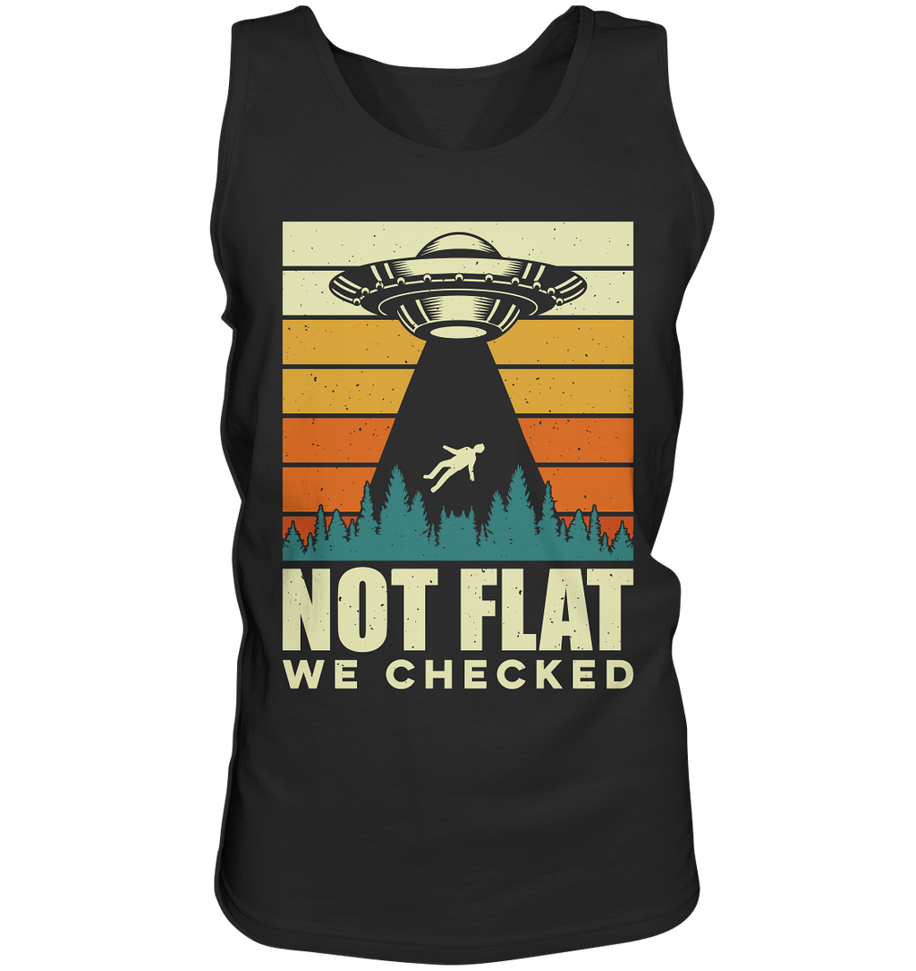 Erde - Not Flat we checked  - Tank-Top