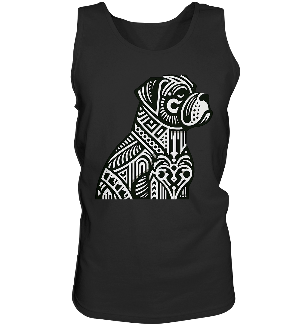 Hund Mastif Art Deco  - personalisierbar - Tank-Top