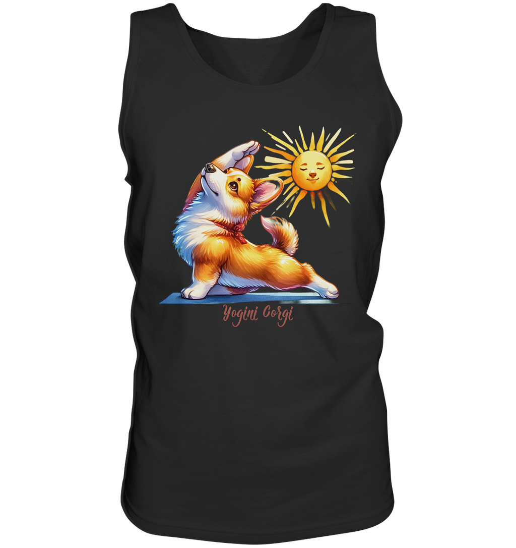 Yoga Corgi Hund yogini Gorgi - personalisierbar - Tank-Top
