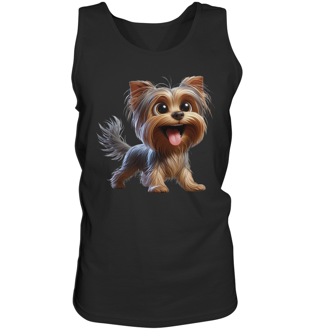 Yorkshire Terrier Cartoon - personalisierbar - Tank-Top