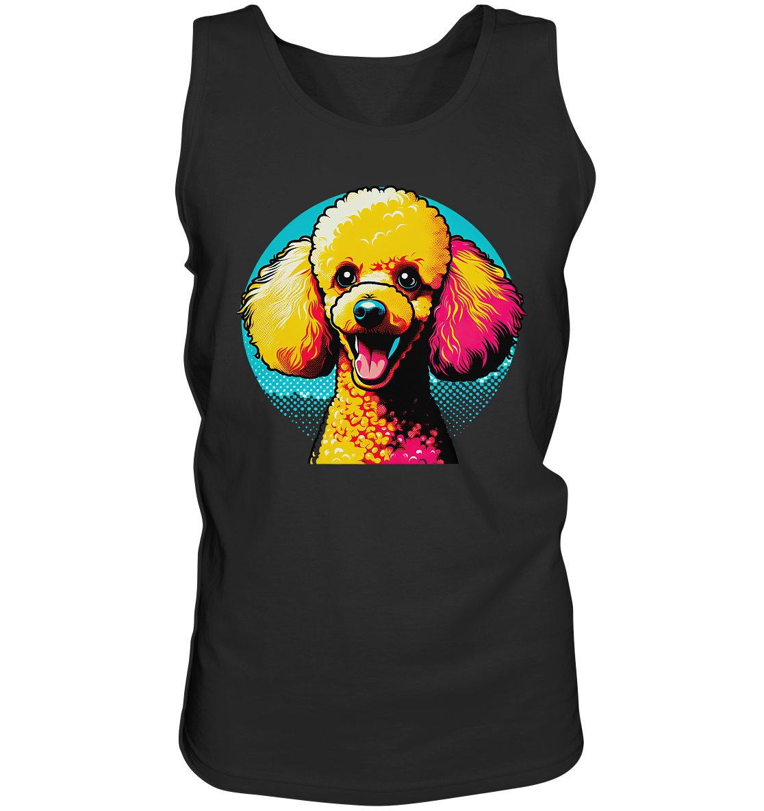 Pudel Pop Art - personalisierbar - Tank-Top