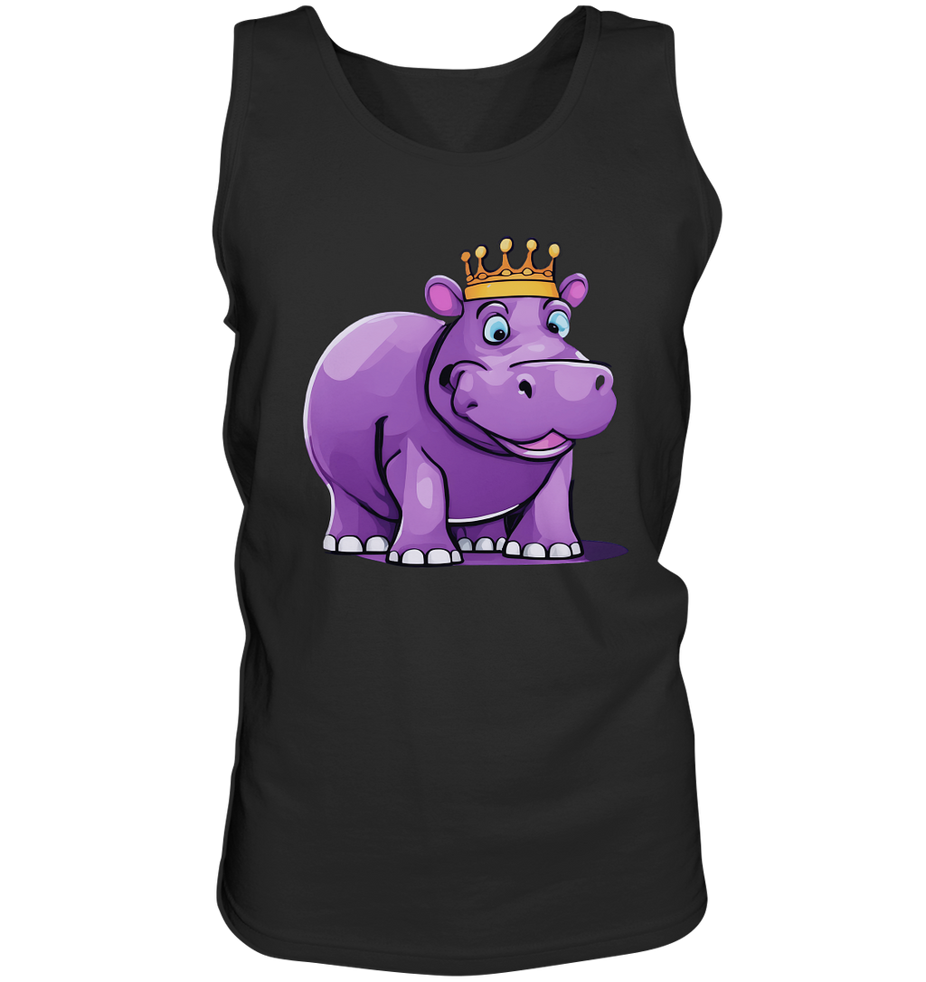 Hippo Queen Cute - personalisierbar - Tank-Top