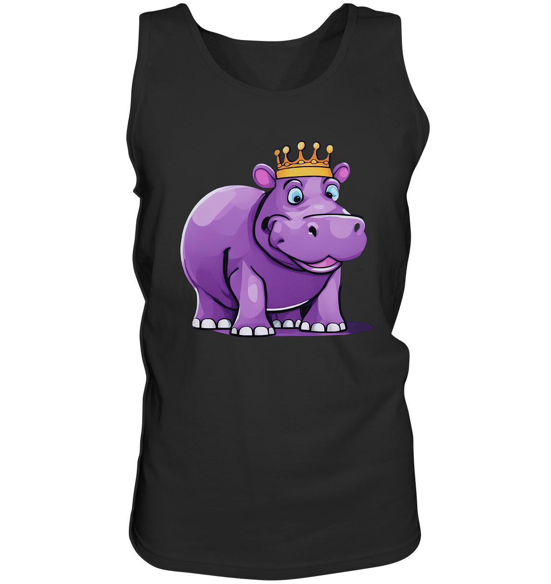 Hippo Queen Cute - personalisierbar - Tank-Top