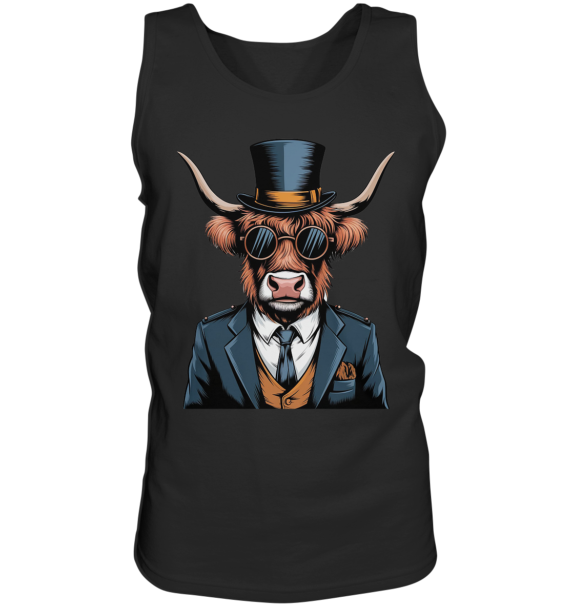 Highland Cow Steampunk - Tank-Top