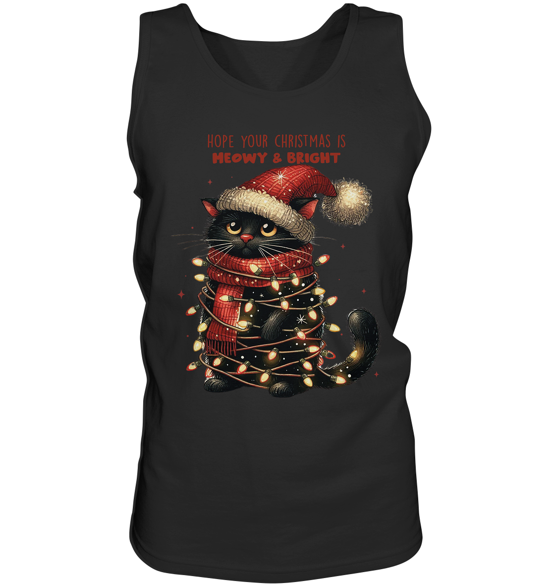 Weihnachts Katze Christmas is Moewy - Tank-Top