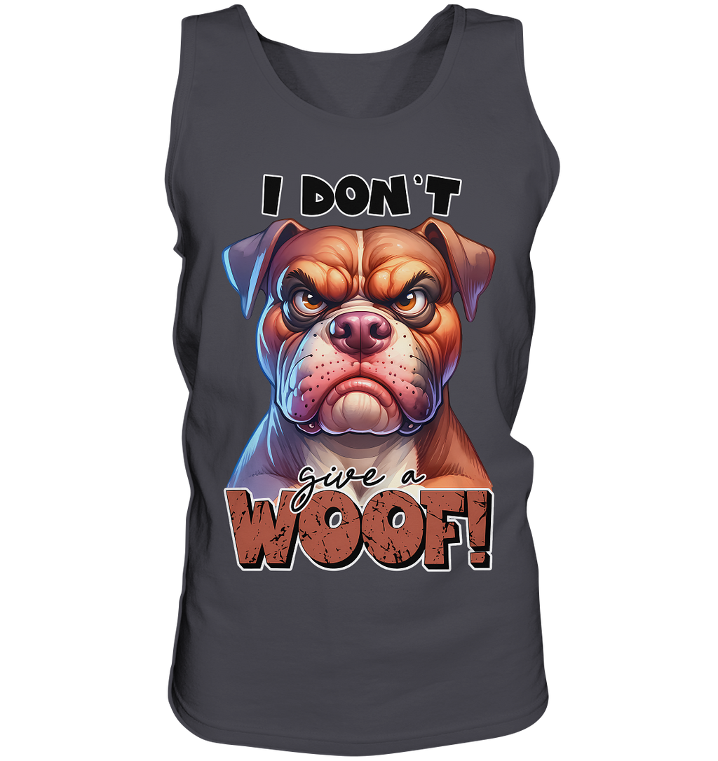 I don't give a woof - Fun Hunde Cartoon - Tank-Top
