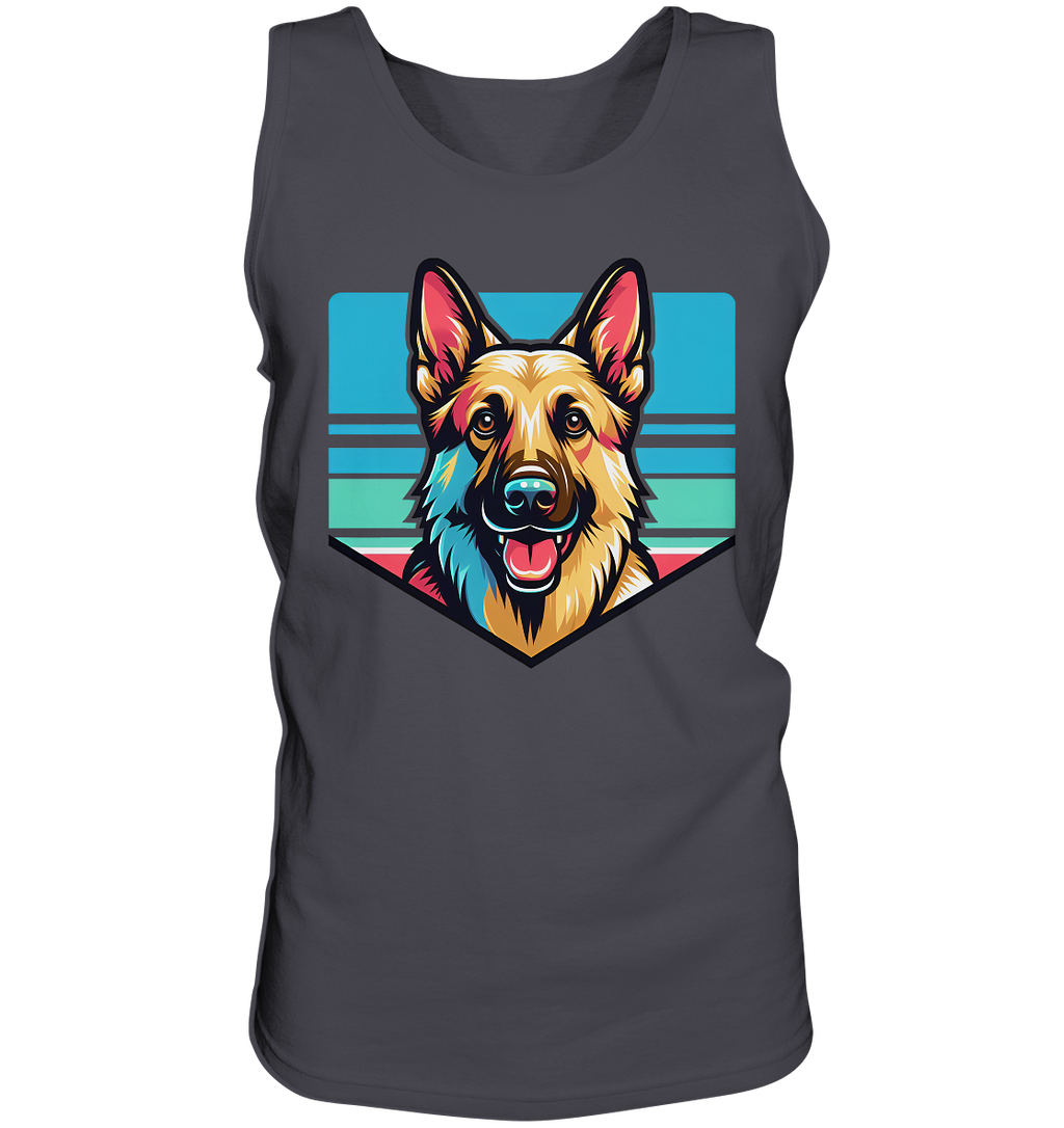 Schäferhund Pop Art - personalisierbar - Tank-Top