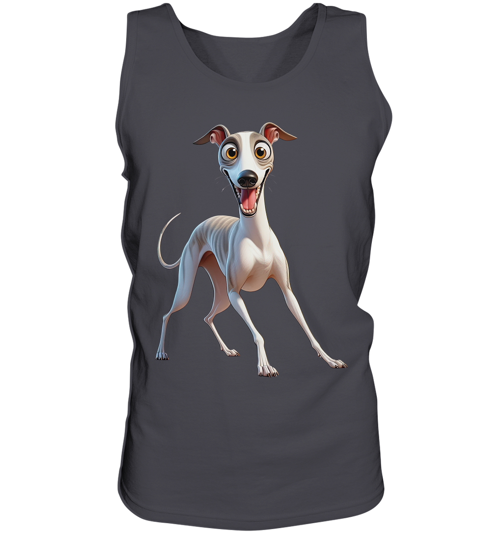 Whippet Cartoon personalisierbar - Tank-Top