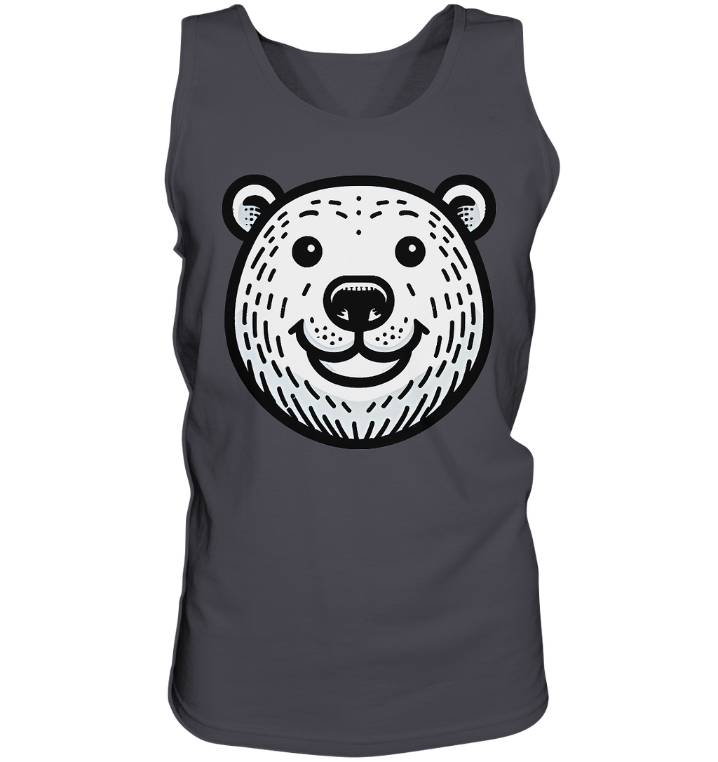Lustiges Eisbär Gesicht   - personalisierbar  - Tank-Top